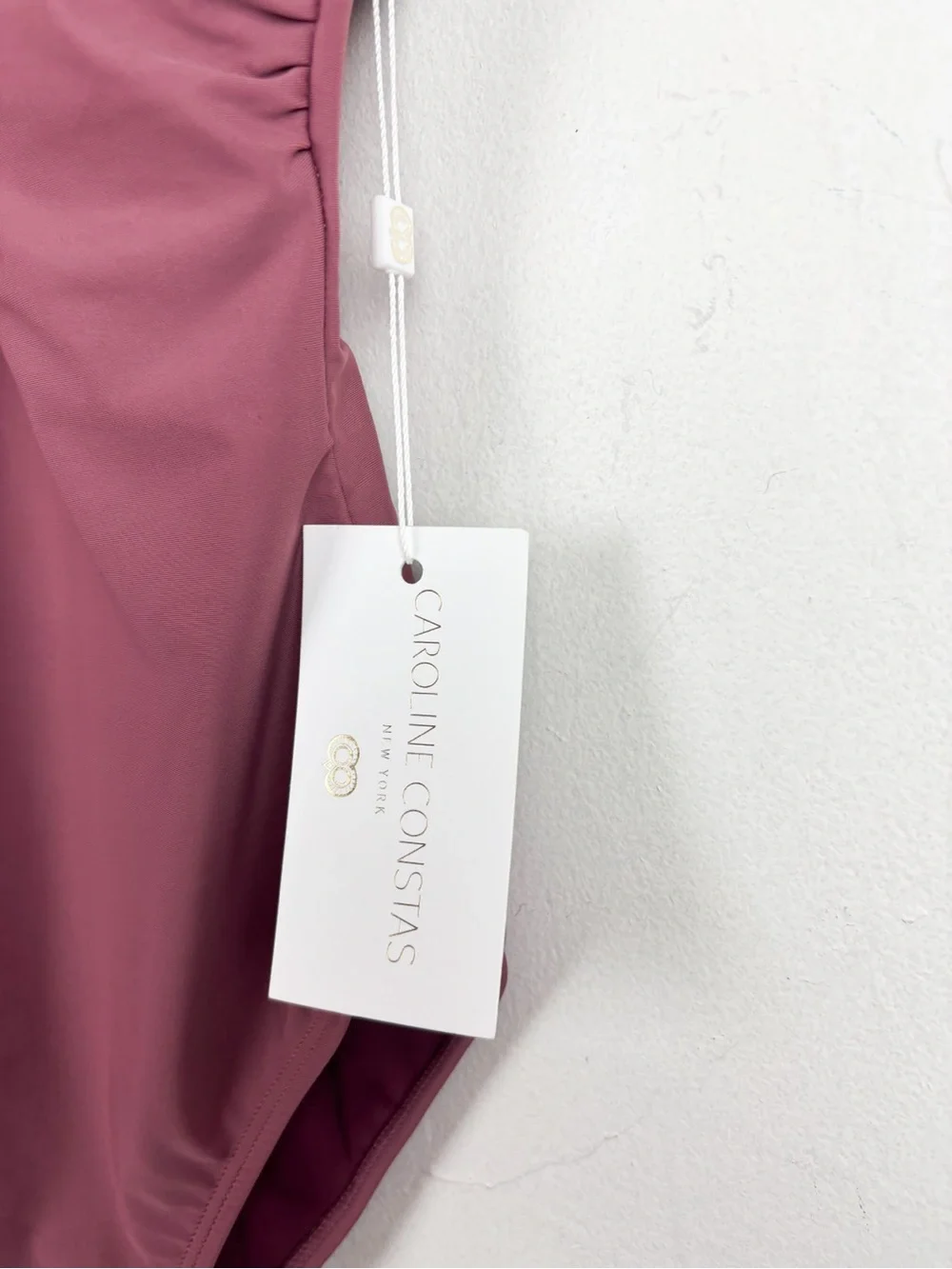 NWT Carline Constas Mauve One Piece Swimsuit Sz S